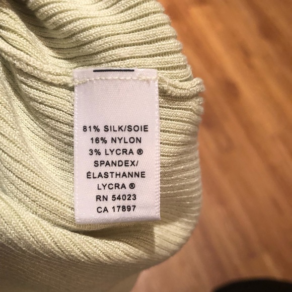 Banana Republic Mint Green Ribbed Top - Picture 6 of 6